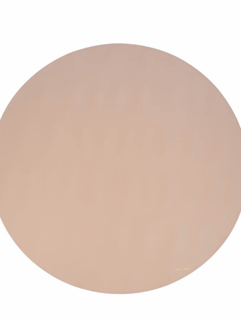 Circle play mat- vegan leather